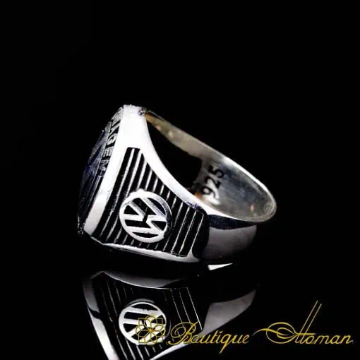 Car Logo Micro Zircon Detailed Ring for Volkswagen Owners No:2