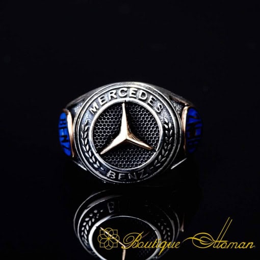 Car Logo Special Silver Ring for Mercedes-Benz Owners No:2