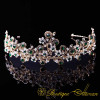 Sultana Green & White Zircon Headband Rose Gold No:1