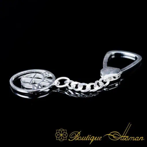 Car Logo Special Silver Keychain for BMW Owners No:2