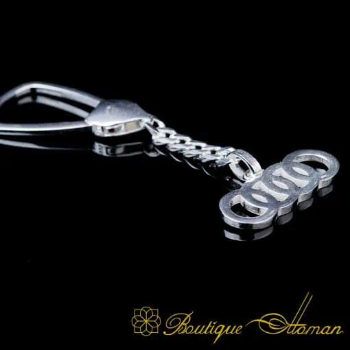 Car Logo Special Silver Keychain for BMW Owners No:2