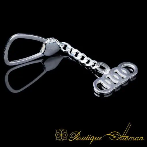 Car Logo Special Silver Keychain for BMW Owners No:2