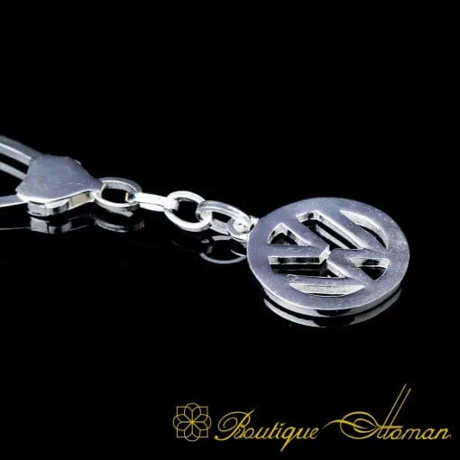 Car Logo Special Silver Keychain for Volkswagen Owners No:1