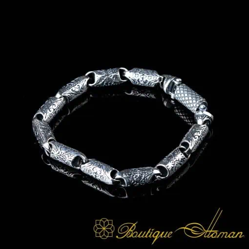 Exclusive Design Engraved Chain Bracelet For Men No:9