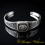 Car Logo Silver Cuff Bracelet for Toyota Owners