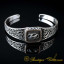 Car Logo Silver Cuff Bracelet for Hyundai Owners