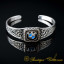 Car Logo Silver Cuff Bracelet for BMW Owners
