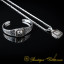 Car Logo Square Bracelet & Pendant Set for Ferrari Owners