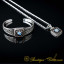 Car Logo Square Bracelet & Pendant Set for BMW Owners