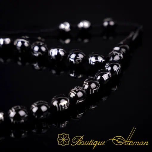 Asma Ul Husna 99 Names of Allah Oltu Stone Tasbih