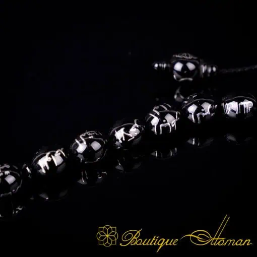 Asma Ul Husna 99 Names of Allah Oltu Stone Tasbih
