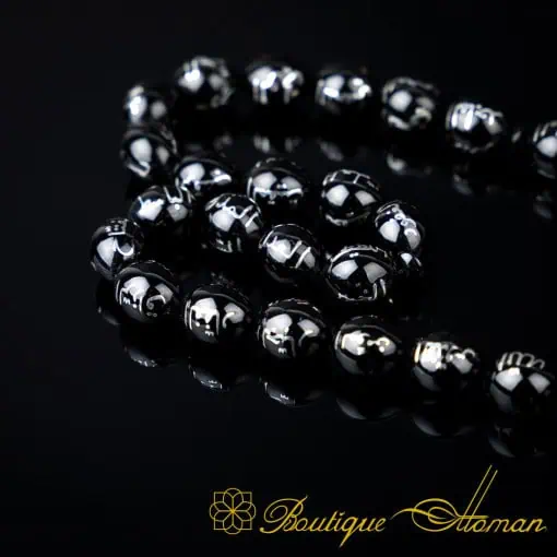 Asma Ul Husna 99 Names of Allah Oltu Stone Tasbih