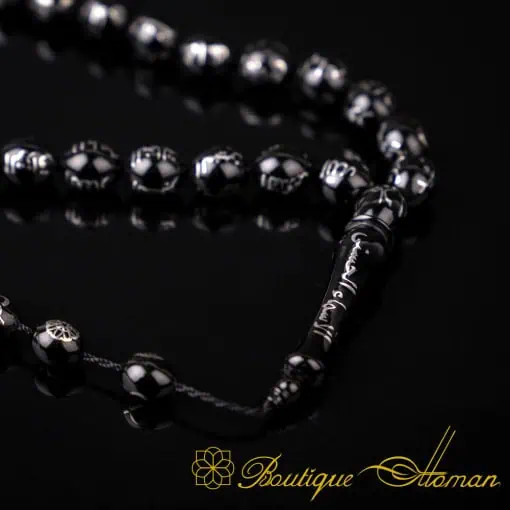 Asma Ul Husna 99 Names of Allah Oltu Stone Tasbih