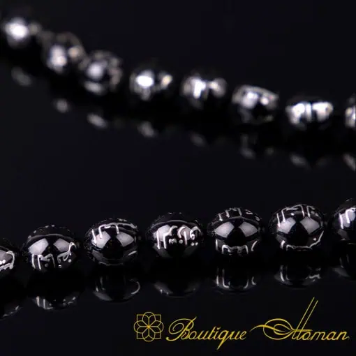 Asma Ul Husna 99 Names of Allah Oltu Stone Tasbih