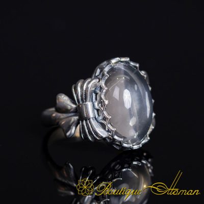 Dur Al Najaf Women Ring with Bow Detail