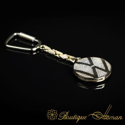 Car Logo Special Gold Plated Keychain for Volkswagen Owners No:2