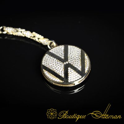 Car Logo Special Gold Plated Keychain for Volkswagen Owners No:2
