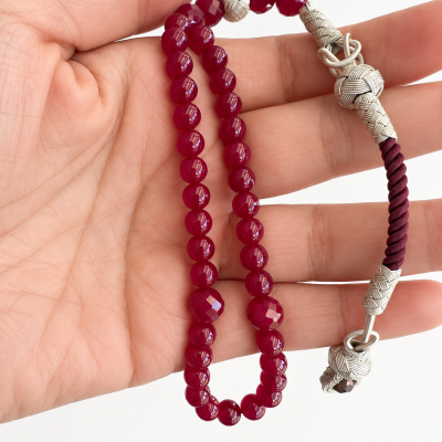 Special Design Ruby Tasbih with Kazaz