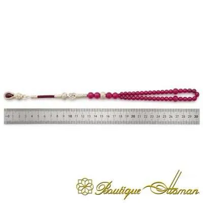 Special Design Ruby Tasbih with Kazaz