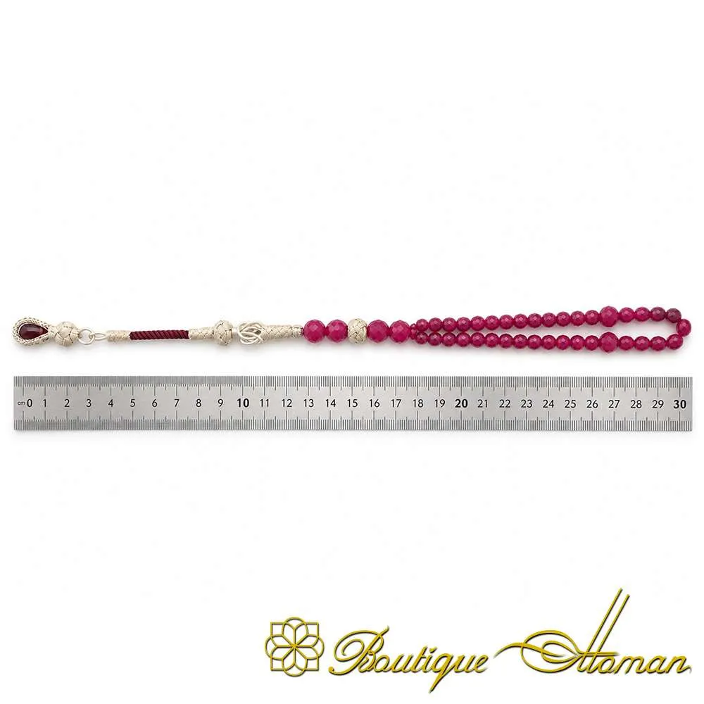 Special Design Ruby Tasbih with Kazaz