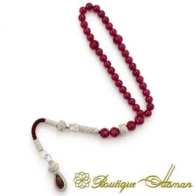 Special Design Ruby Tasbih with Kazaz