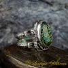 Shahada Ring – La Ilaha Illallah Green Aqeeq Islamic Ring